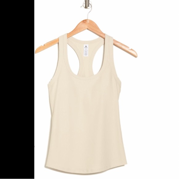 90 DEGREE BY REFLEX Ribbed Racerback Tank Top - Picture 3 of 3